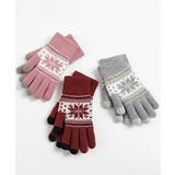 レディース 北欧風ジャガード手袋 冷え対策リブ編み手ぶくろ | SUNSHINE CLOSET | 詳細画像16