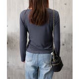 レイヤード風Tシャツ スリットネック秋服 | SUNSHINE CLOSET | 詳細画像20