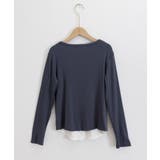 レイヤード風Tシャツ スリットネック秋服 | SUNSHINE CLOSET | 詳細画像22