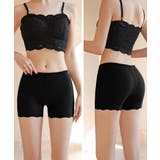 レディース 波型ヘムインナーパンツ チラ見え防止ショーパン | SUNSHINE CLOSET | 詳細画像4 