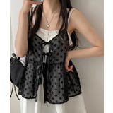 フロントリボンシアーキャミソール レイヤードトップス体型カバー きれいめカジュア… | SUNSHINE CLOSET | 詳細画像20 
