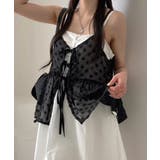 フロントリボンシアーキャミソール レイヤードトップス体型カバー きれいめカジュア… | SUNSHINE CLOSET | 詳細画像7 
