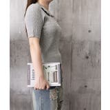 レディース ニットトップス 通勤通学サマーニットプルオーバー | SUNSHINE CLOSET | 詳細画像24 