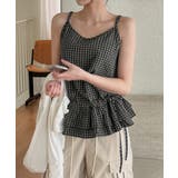 レディース サイドリボン重ね着トップス ペプラム裾 | SUNSHINE CLOSET | 詳細画像11