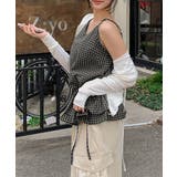 レディース サイドリボン重ね着トップス ペプラム裾 | SUNSHINE CLOSET | 詳細画像12