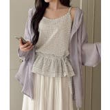 レディース サイドリボン重ね着トップス ペプラム裾 | SUNSHINE CLOSET | 詳細画像7