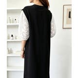 大人の抜け感ワンピレディース 体型カバー 立体花柄レース袖切替ワンピ春夏 | SUNSHINE CLOSET | 詳細画像13 