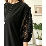 大人の抜け感ワンピレディース 体型カバー 立体花柄レース袖切替ワンピ春夏 | SUNSHINE CLOSET | 詳細画像15 