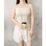 可愛い韓国風セットアップ フリルドット柄キャミソール 長袖カーディガン冷房対策 | SUNSHINE CLOSET | 詳細画像16