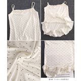 可愛い韓国風セットアップ フリルドット柄キャミソール 長袖カーディガン冷房対策 | SUNSHINE CLOSET | 詳細画像21