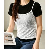 花柄レースインナー シースルーキャミ ビスチェ風トップス透け感 | SUNSHINE CLOSET | 詳細画像12
