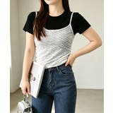 花柄レースインナー シースルーキャミ ビスチェ風トップス透け感 | SUNSHINE CLOSET | 詳細画像13