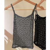 花柄レースインナー シースルーキャミ ビスチェ風トップス透け感 | SUNSHINE CLOSET | 詳細画像15