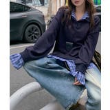 襟付きトレーナービッグシルエットスウェットトップス オーバーサイズ レディース重… | SUNSHINE CLOSET | 詳細画像12 
