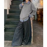 襟付きトレーナービッグシルエットスウェットトップス オーバーサイズ レディース重… | SUNSHINE CLOSET | 詳細画像21 