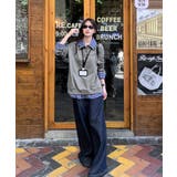 襟付きトレーナービッグシルエットスウェットトップス オーバーサイズ レディース重… | SUNSHINE CLOSET | 詳細画像23 