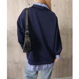 襟付きトレーナービッグシルエットスウェットトップス オーバーサイズ レディース重… | SUNSHINE CLOSET | 詳細画像28 