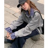 襟付きトレーナービッグシルエットスウェットトップス オーバーサイズ レディース重… | SUNSHINE CLOSET | 詳細画像5 