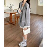 上品フェミニンミドル丈ジャケットウエストマークベルト付ノーカラー羽織り大人可愛い… | SUNSHINE CLOSET | 詳細画像11 
