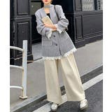 上品フェミニンミドル丈ジャケットウエストマークベルト付ノーカラー羽織り大人可愛い… | SUNSHINE CLOSET | 詳細画像19 