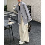 上品フェミニンミドル丈ジャケットウエストマークベルト付ノーカラー羽織り大人可愛い… | SUNSHINE CLOSET | 詳細画像20 