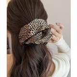 レオパード柄シュシュ ボリューム 髪飾り | SUNSHINE CLOSET | 詳細画像4 
