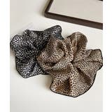 レオパード柄シュシュ ボリューム 髪飾り | SUNSHINE CLOSET | 詳細画像6 