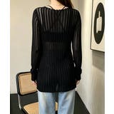 透かし編みトップス レディース ロングスリーブ | SUNSHINE CLOSET | 詳細画像4