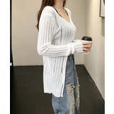 透かし編みトップス レディース ロングスリーブ | SUNSHINE CLOSET | 詳細画像7