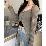 透かし編みトップス レディース ロングスリーブ | SUNSHINE CLOSET | 詳細画像9