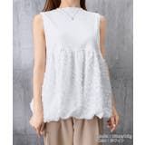 レディース クルーネックtシャツ 華やかなドッキングトップス大人可愛い | SUNSHINE CLOSET | 詳細画像16