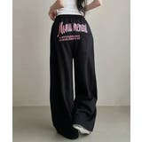 バッグプリントワイドスエットパンツ韓国風 | SUNSHINE CLOSET | 詳細画像1 