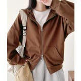 フーディパーカーレディース 薄手スウェットブルゾン ドロップショルダー | SUNSHINE CLOSET | 詳細画像11 