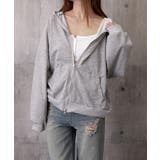 フーディパーカーレディース 薄手スウェットブルゾン ドロップショルダー | SUNSHINE CLOSET | 詳細画像23 
