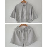 ジップアップパーカー クロップド丈トップス夏 ハイウエストショートパンツ | SUNSHINE CLOSET | 詳細画像19