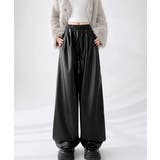 フェイクレザーワイドパンツ ハイウエスト | SUNSHINE CLOSET | 詳細画像1 