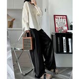フェイクレザーワイドパンツ ハイウエスト | SUNSHINE CLOSET | 詳細画像14 