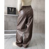 フェイクレザーワイドパンツ ハイウエスト | SUNSHINE CLOSET | 詳細画像22 