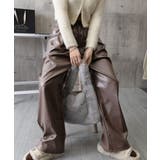 フェイクレザーワイドパンツ ハイウエスト | SUNSHINE CLOSET | 詳細画像23 