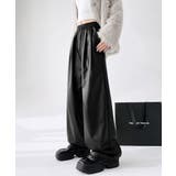 フェイクレザーワイドパンツ ハイウエスト | SUNSHINE CLOSET | 詳細画像3 