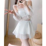 体型カバー水着レディース フリルトップス シアースリーブ付き | SUNSHINE CLOSET | 詳細画像16 
