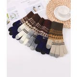 ジャカードニット手袋スマホ対応手袋裏起毛 | SUNSHINE CLOSET | 詳細画像17