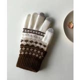 ジャカードニット手袋スマホ対応手袋裏起毛 | SUNSHINE CLOSET | 詳細画像3