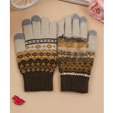 ジャカードニット手袋スマホ対応手袋裏起毛 | SUNSHINE CLOSET | 詳細画像8