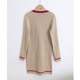 リボンタイミニワンピース配色ニットドレス | SUNSHINE CLOSET | 詳細画像25 