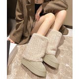 フェイクムートンブーツ 厚底ファーブーツ | SUNSHINE CLOSET | 詳細画像13 