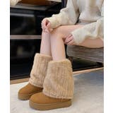 フェイクムートンブーツ 厚底ファーブーツ | SUNSHINE CLOSET | 詳細画像4 