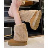 フェイクムートンブーツ 厚底ファーブーツ | SUNSHINE CLOSET | 詳細画像5 