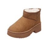 厚底ムートンブーツチャンキーヒールブーツ | SUNSHINE CLOSET | 詳細画像23