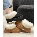 スエード調 ショートムートンブーツ厚底靴 | SUNSHINE CLOSET | 詳細画像14 